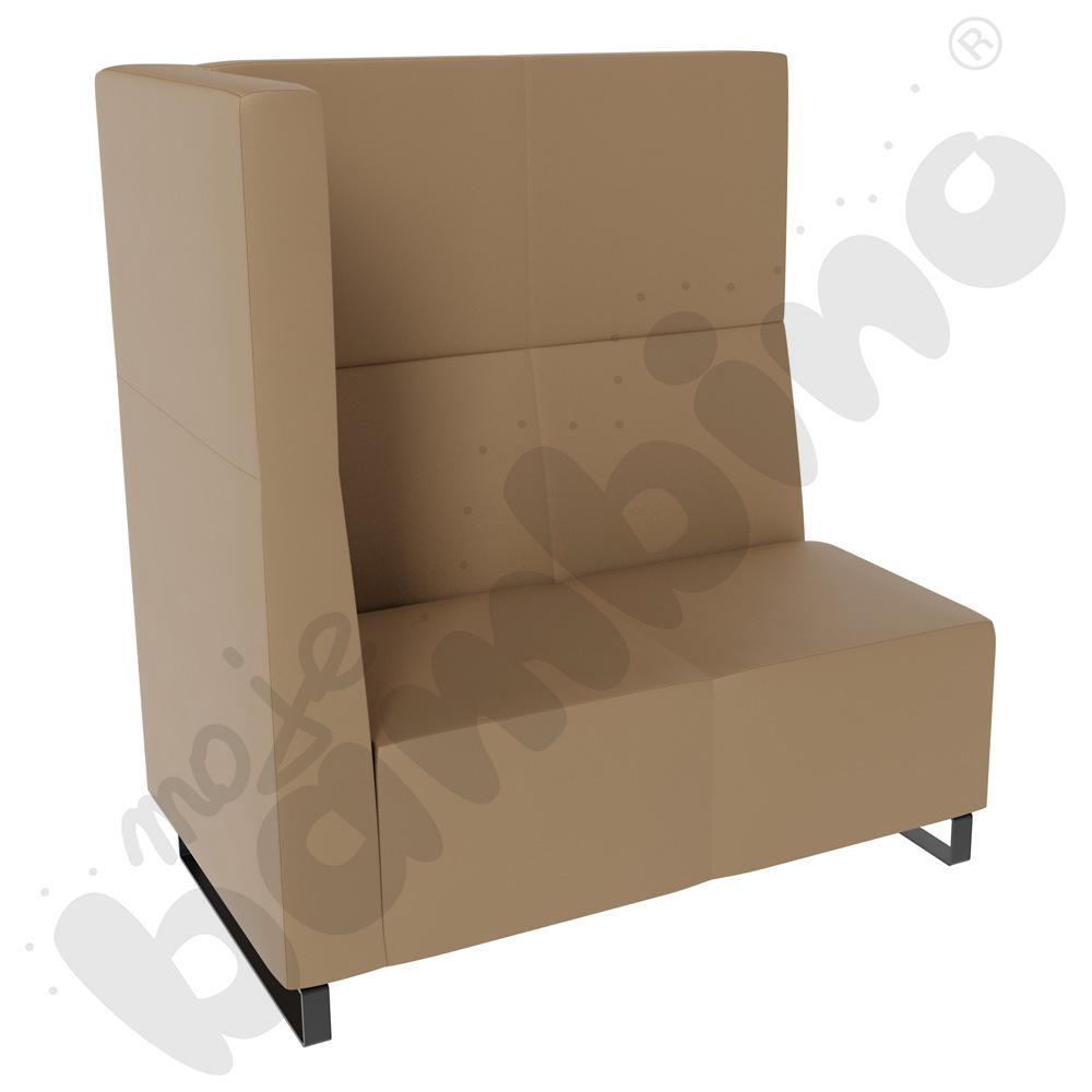 Sofa Universum 2-os. wys. 133 cm, bok średni lewy, tkanina MT04