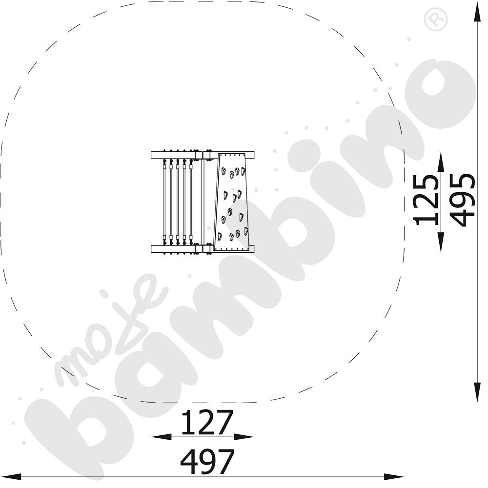 NinjaWorkout Master - Ścianka wspinaczkowa