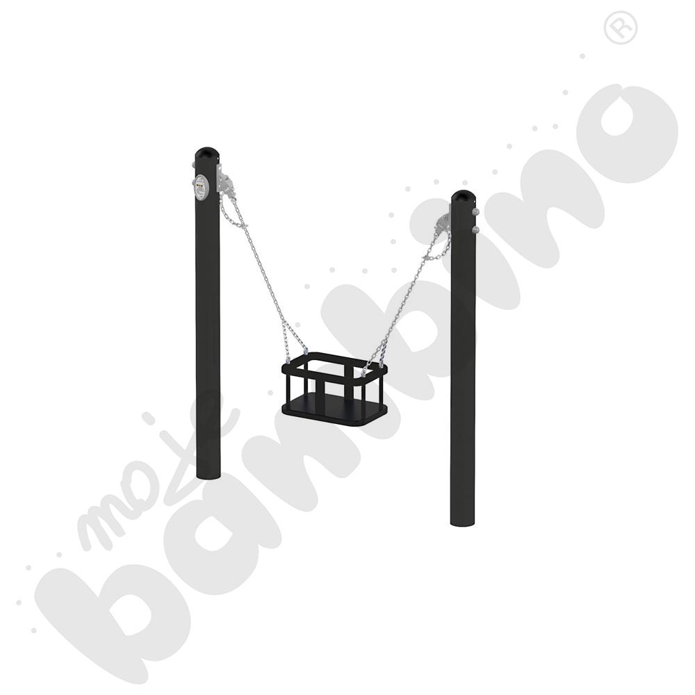 Huśtawka na słupach Koszyk/z zawiesiem