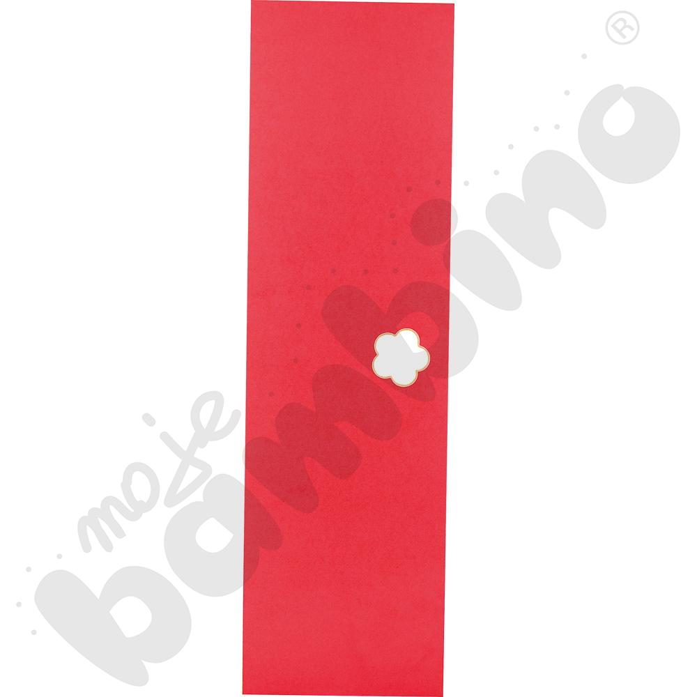 Drzwiczki czerwone do szatni Porządkuś szkolnej