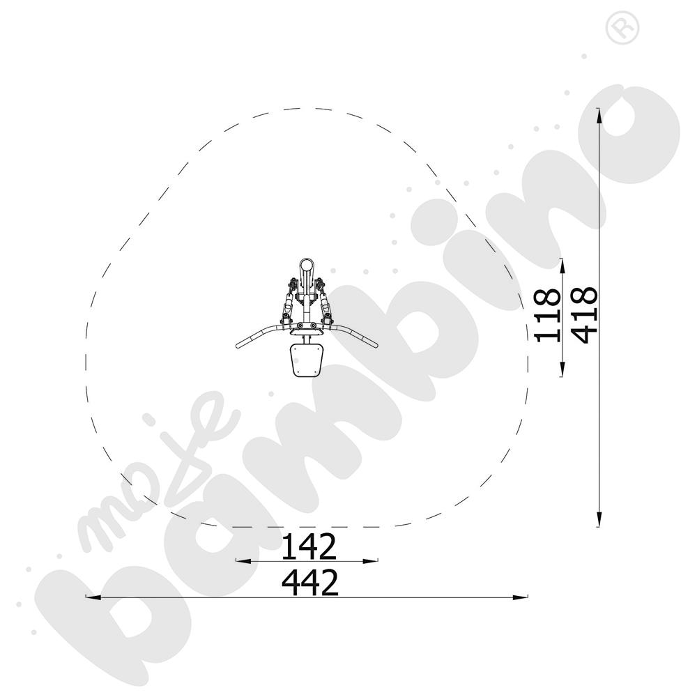 Motyl - wolnostojący