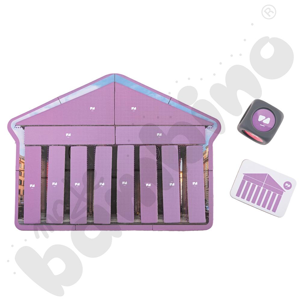 Archigeometria: odkryj i uzupełnij kształty