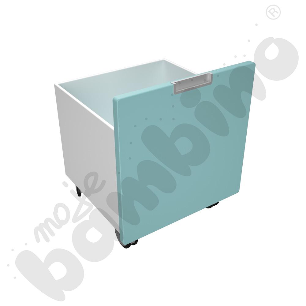 Quadro - skrzynia mała - turkusowy pastel