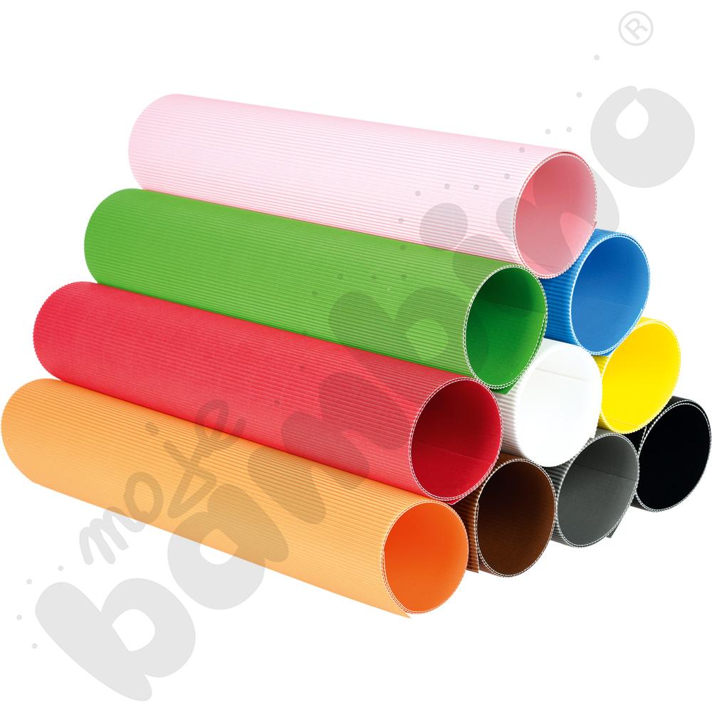 Tektura falista mix 10 kolorów 