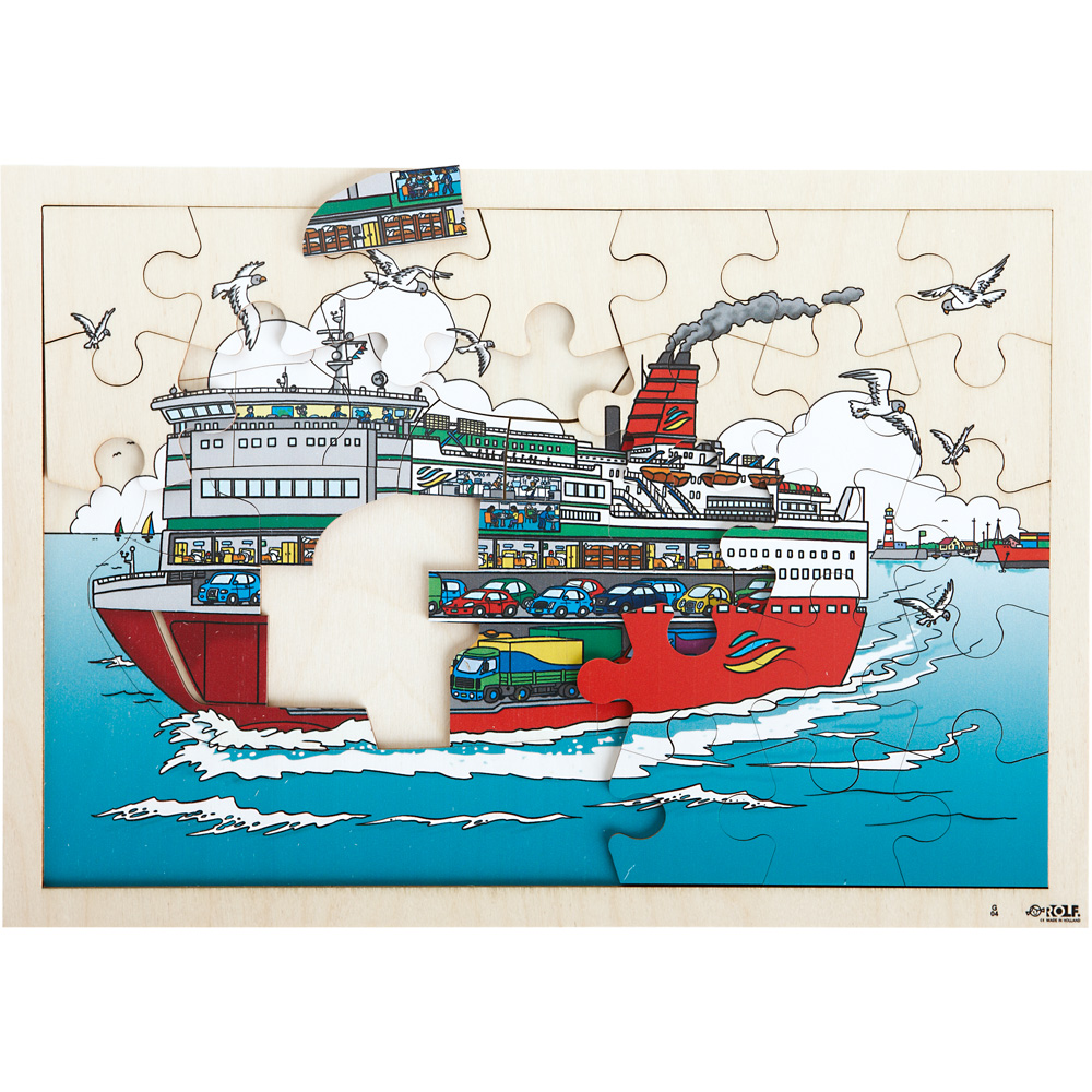 Puzzle - 2 vrstvové - trajekt