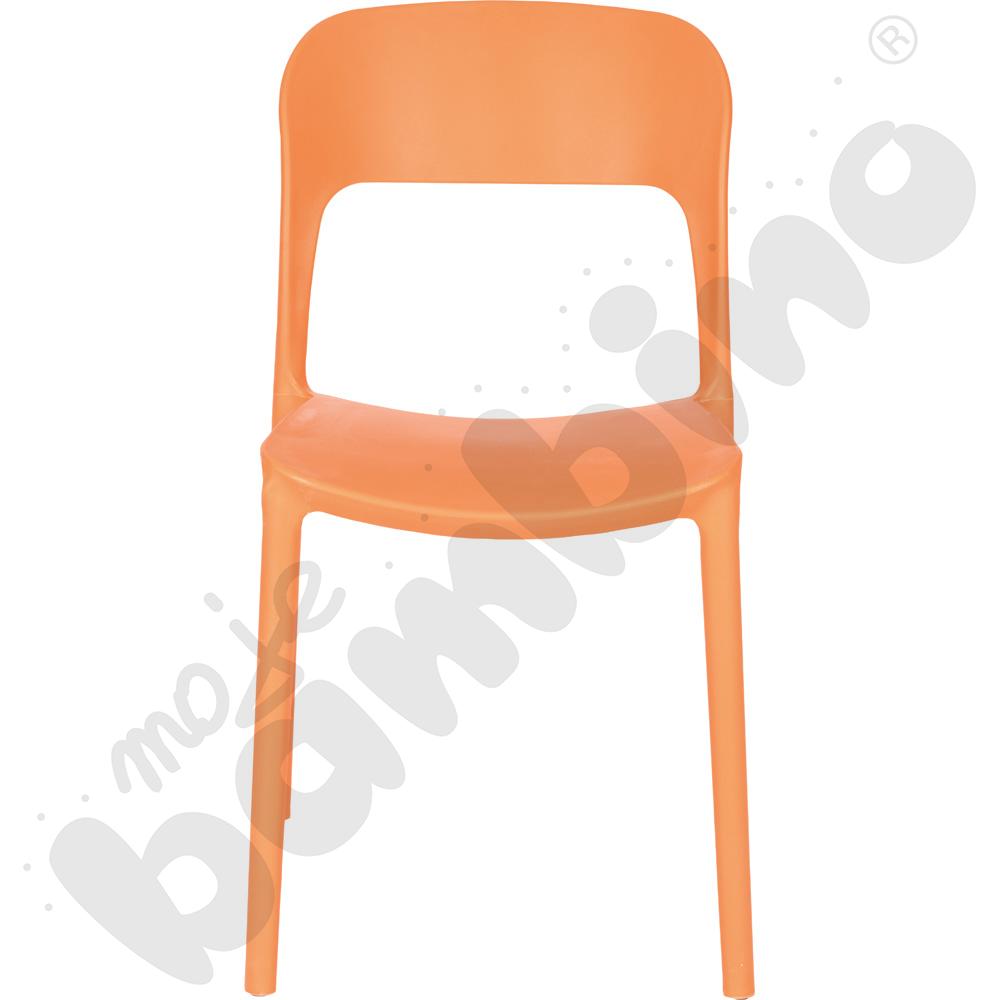 Krzesło Felix pomarańczowe