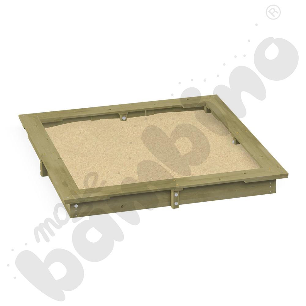 Piaskownica z desek 3 x 3
