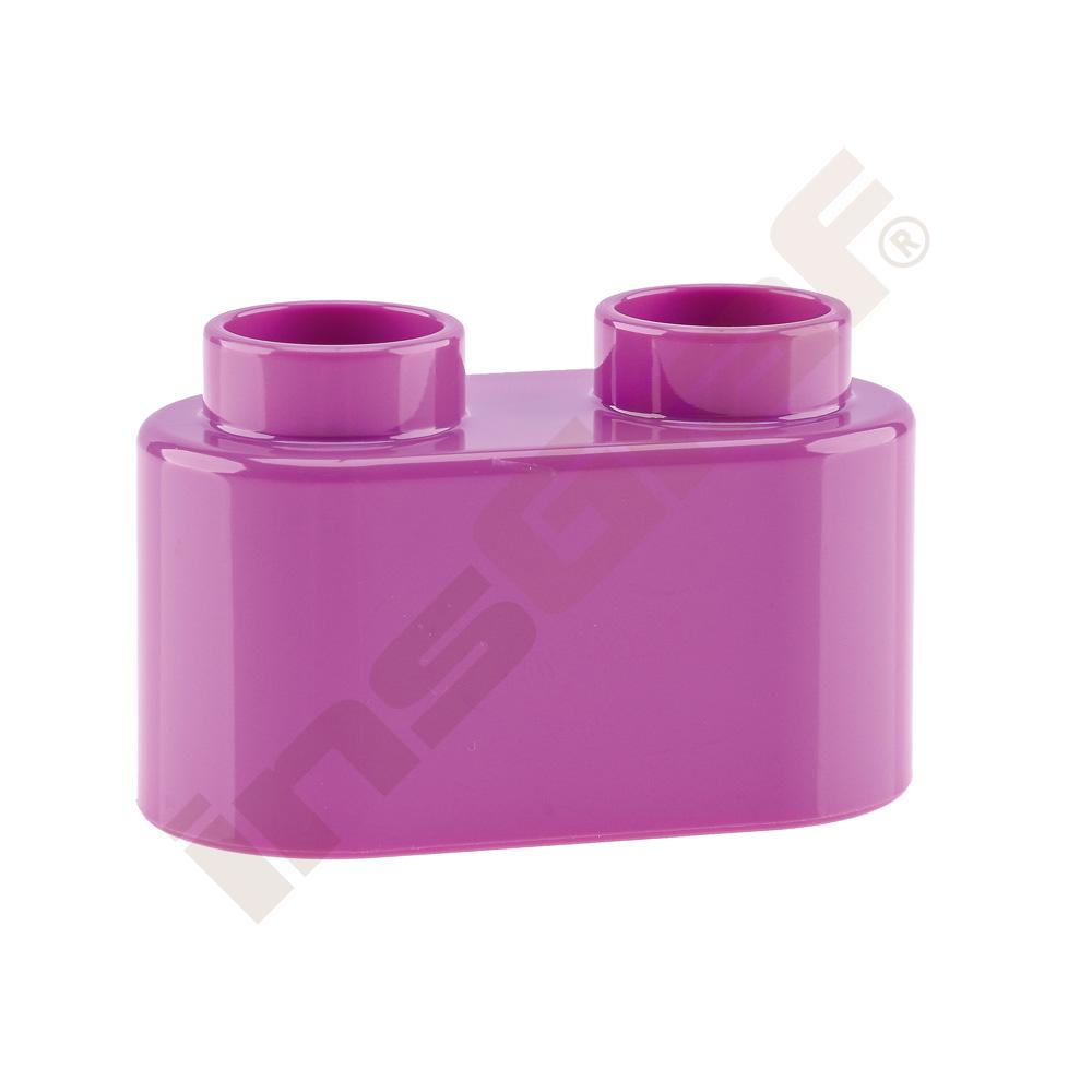 BOTZEES Wall, Stecksteine doppelt, hellviolett