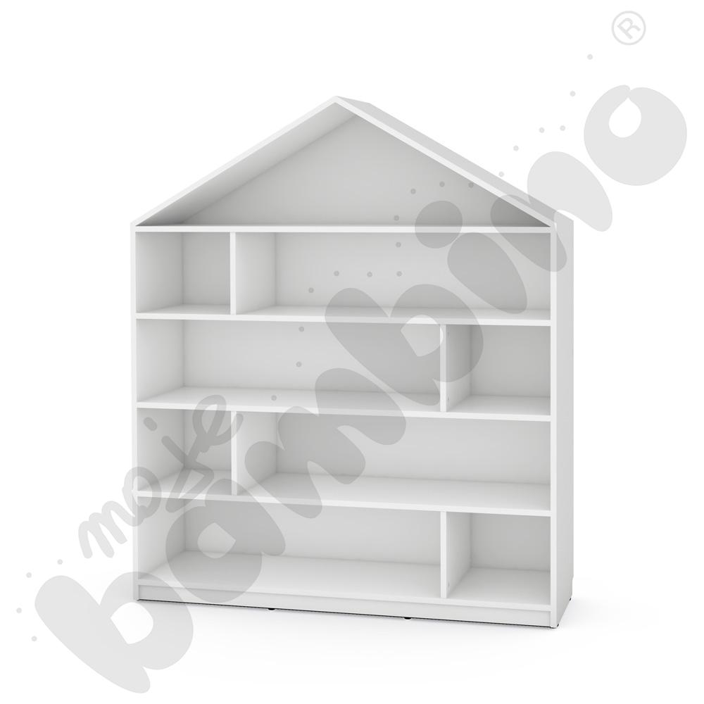 Domek Feria z półkami, biały