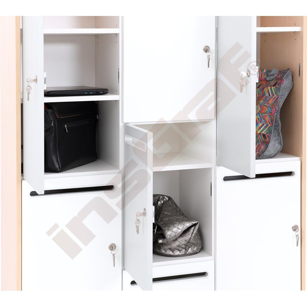 Quadro - skříň s 9 boxy - javor