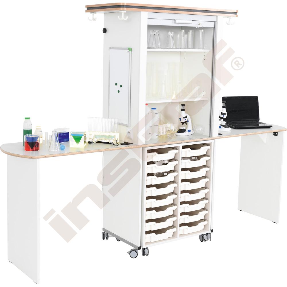 Laboratoř Grande XXL s bílými zásobníky