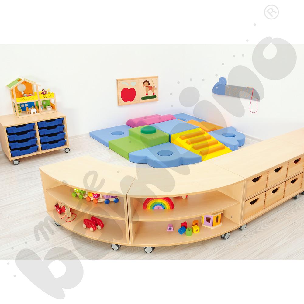 Szafka Flexi M 1/8 kołana kółkach