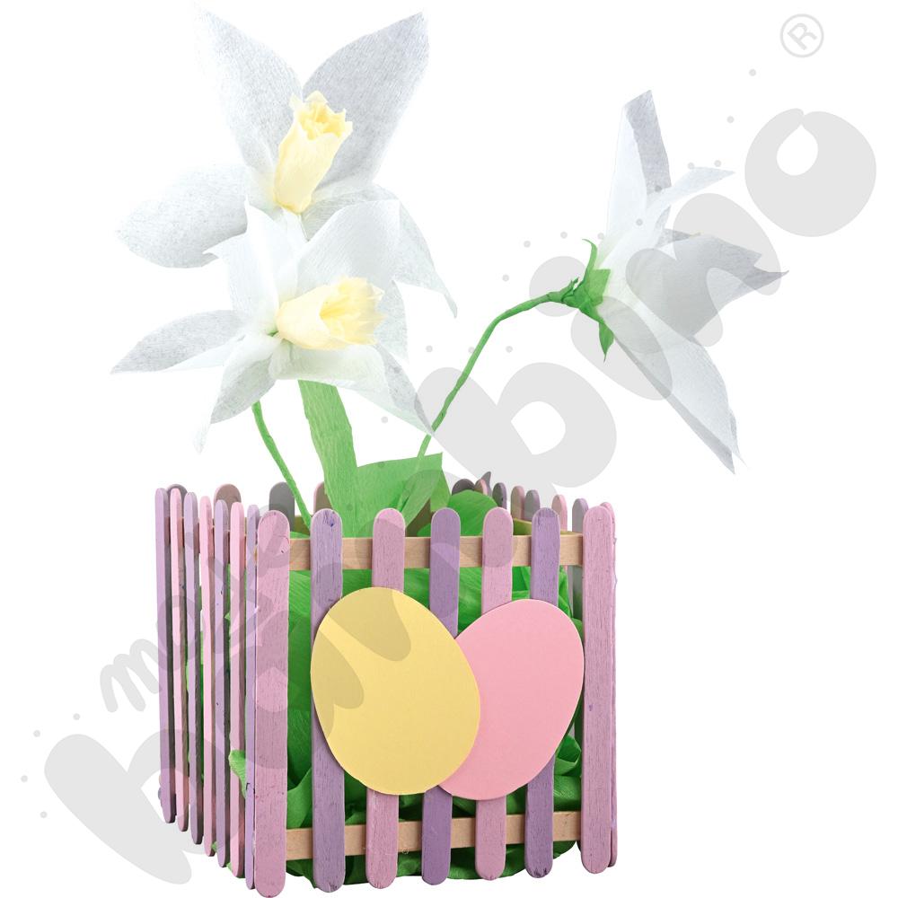 Patyczki drewniane - pastelowe