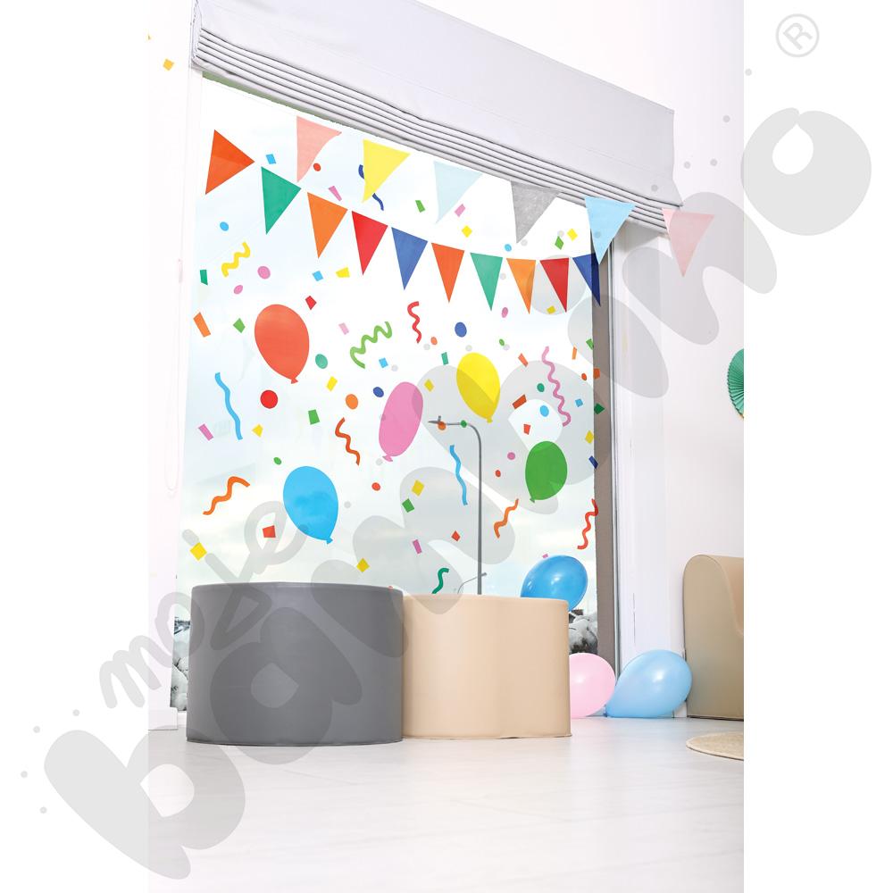 Kolorowe folie na okno