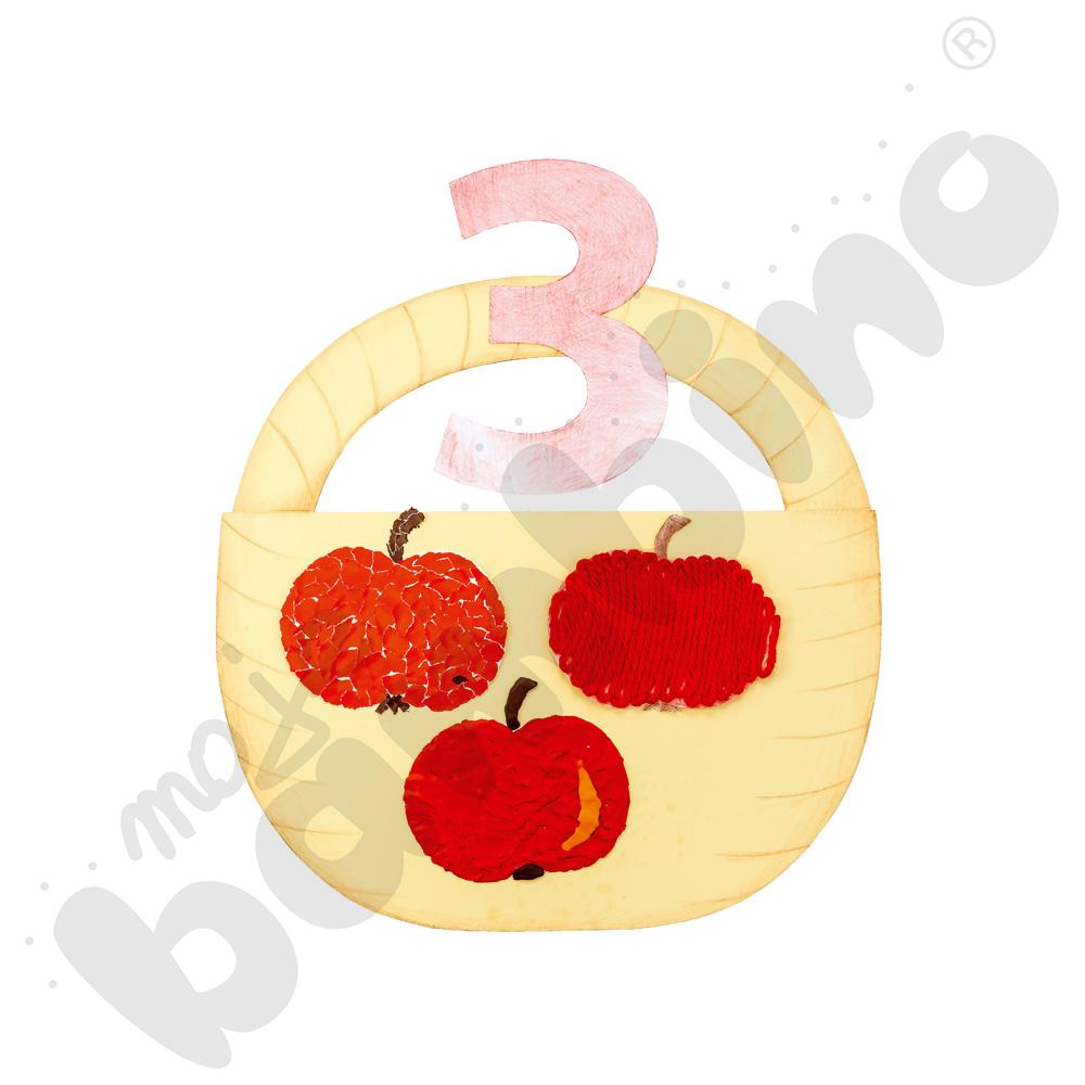 „3” Koszyk z jabłkami