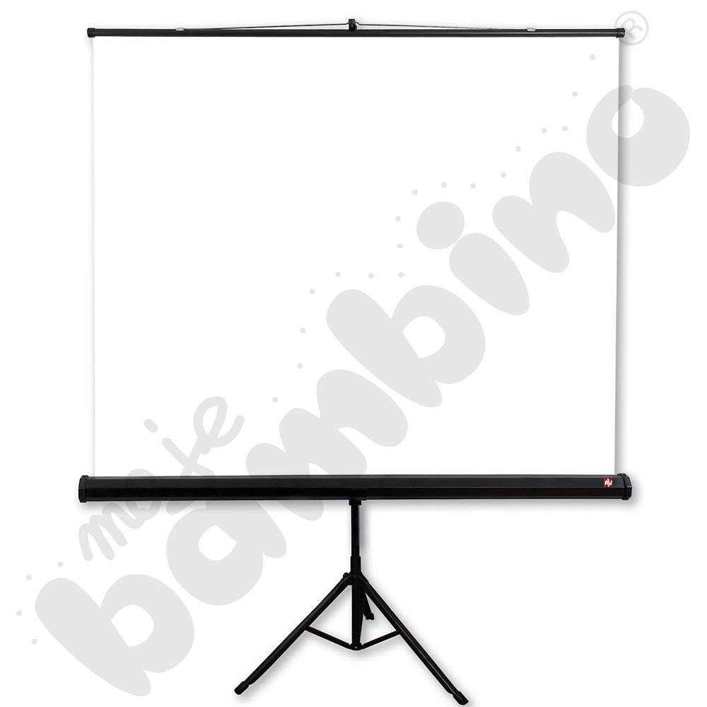 Ekran projekcyjny przenośny na statywie 175 x 175 cm