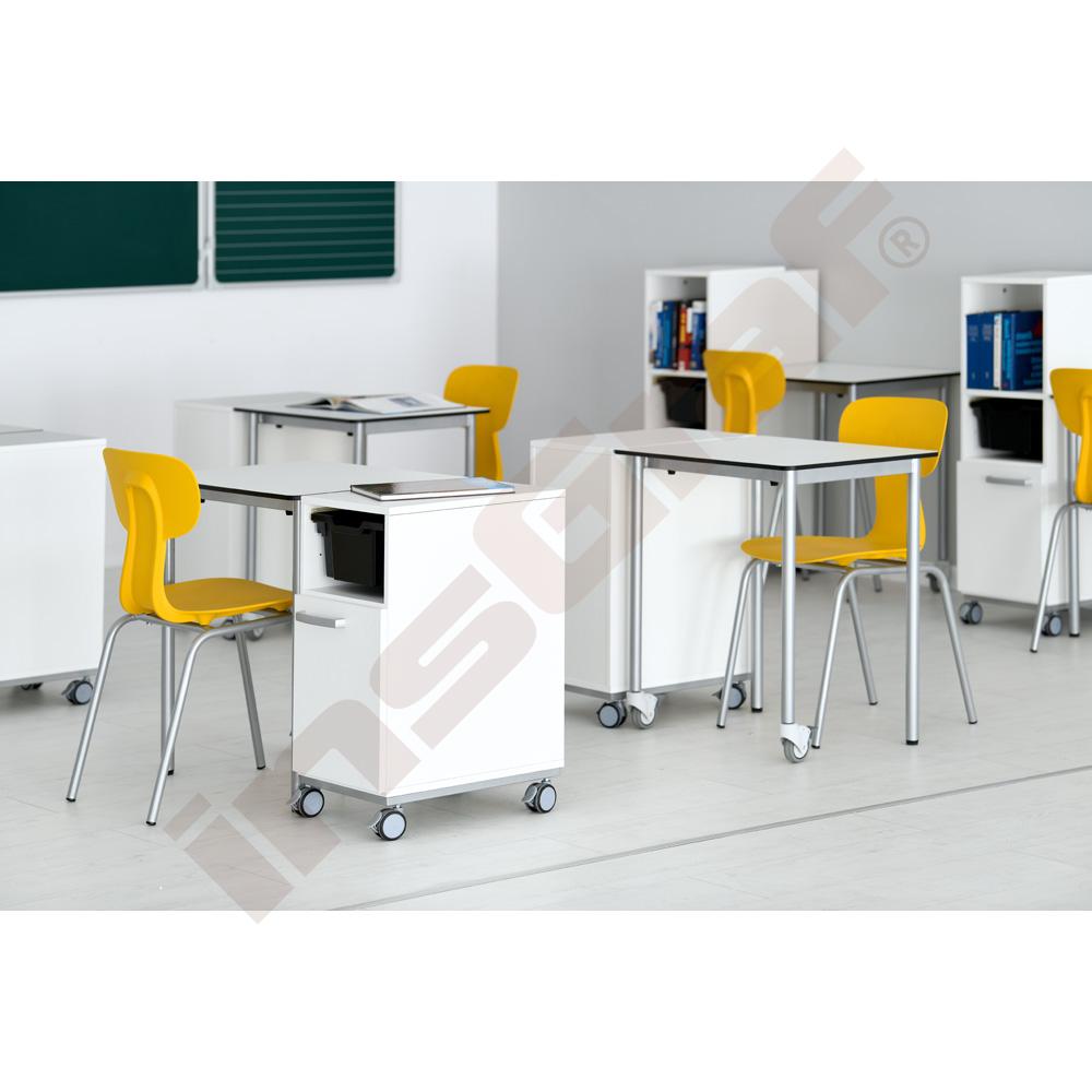 Obdĺžnikový stôl easyMoove, veľ. 6, výška 76 cm
