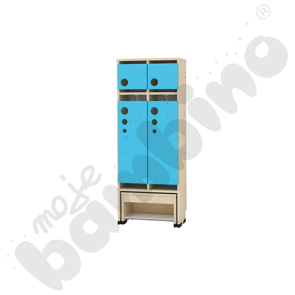 Szatnia Kropla z wysuwanym siedziskiem 2-os., wys. 26 cm 