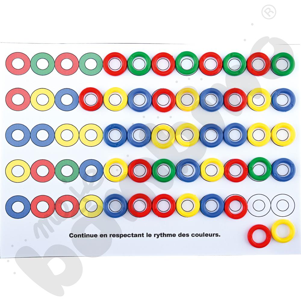 Mozaiki Maxi - zestaw edukacyjny, 9 kol.