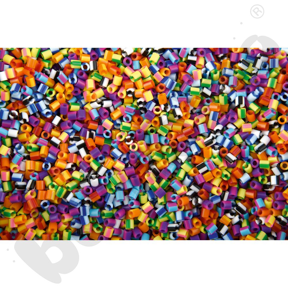 Koraliki NABBI® MINI do prasowanek mix w paski - 10000 szt.