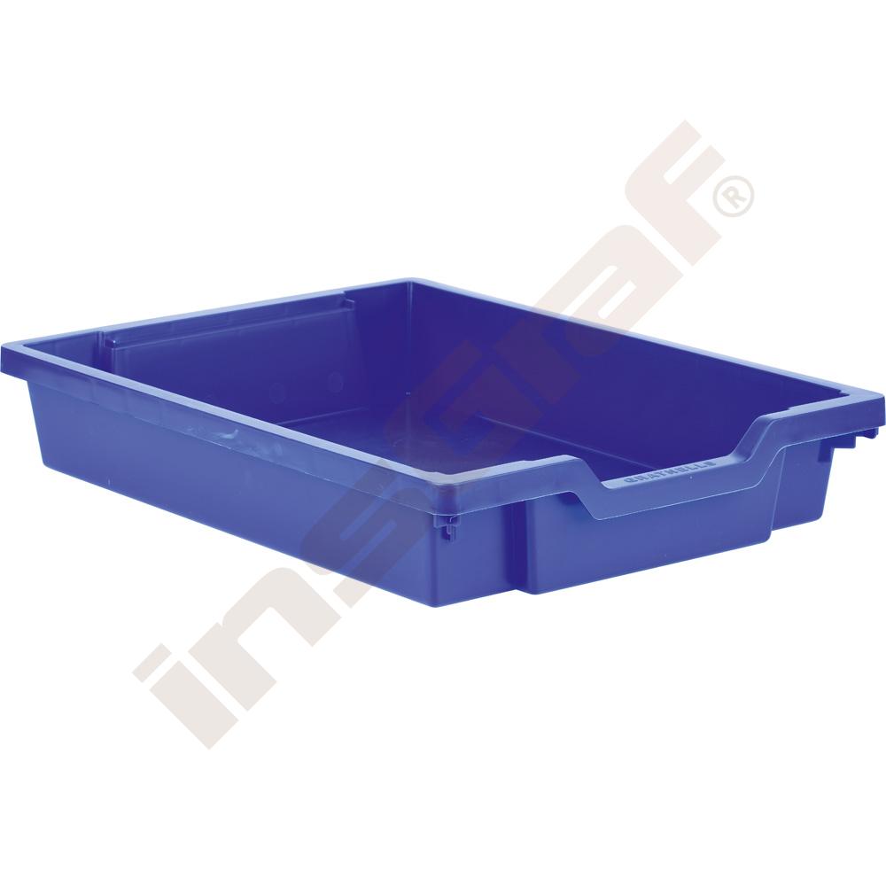 Úložný box 1 - plytký, modrý