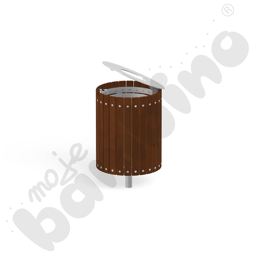 Kosz na śmieci z pokrywą otwieraną