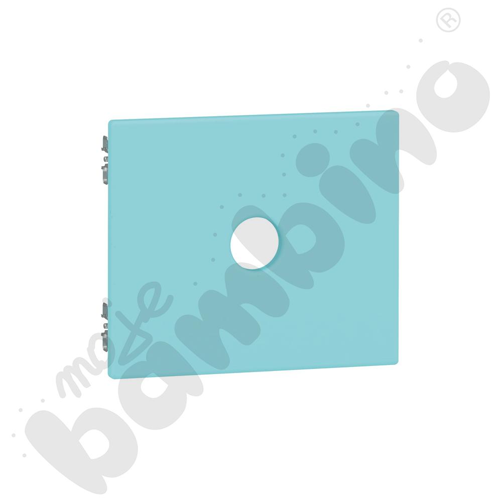 Drzwiczki Feria niebieskie lakierowane, cichy domyk