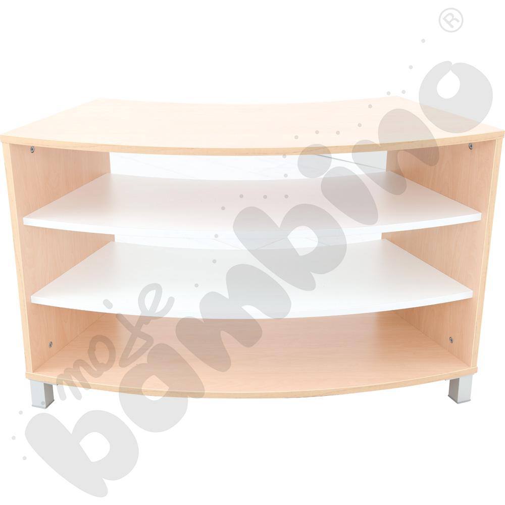 Quadro – szafka 1/8 koła S+ – klon jasny