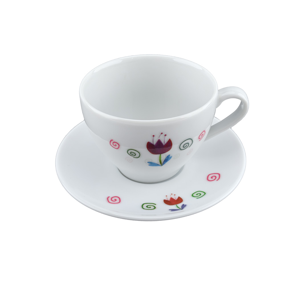 Dekoračné samolepky na porcelán - kvety