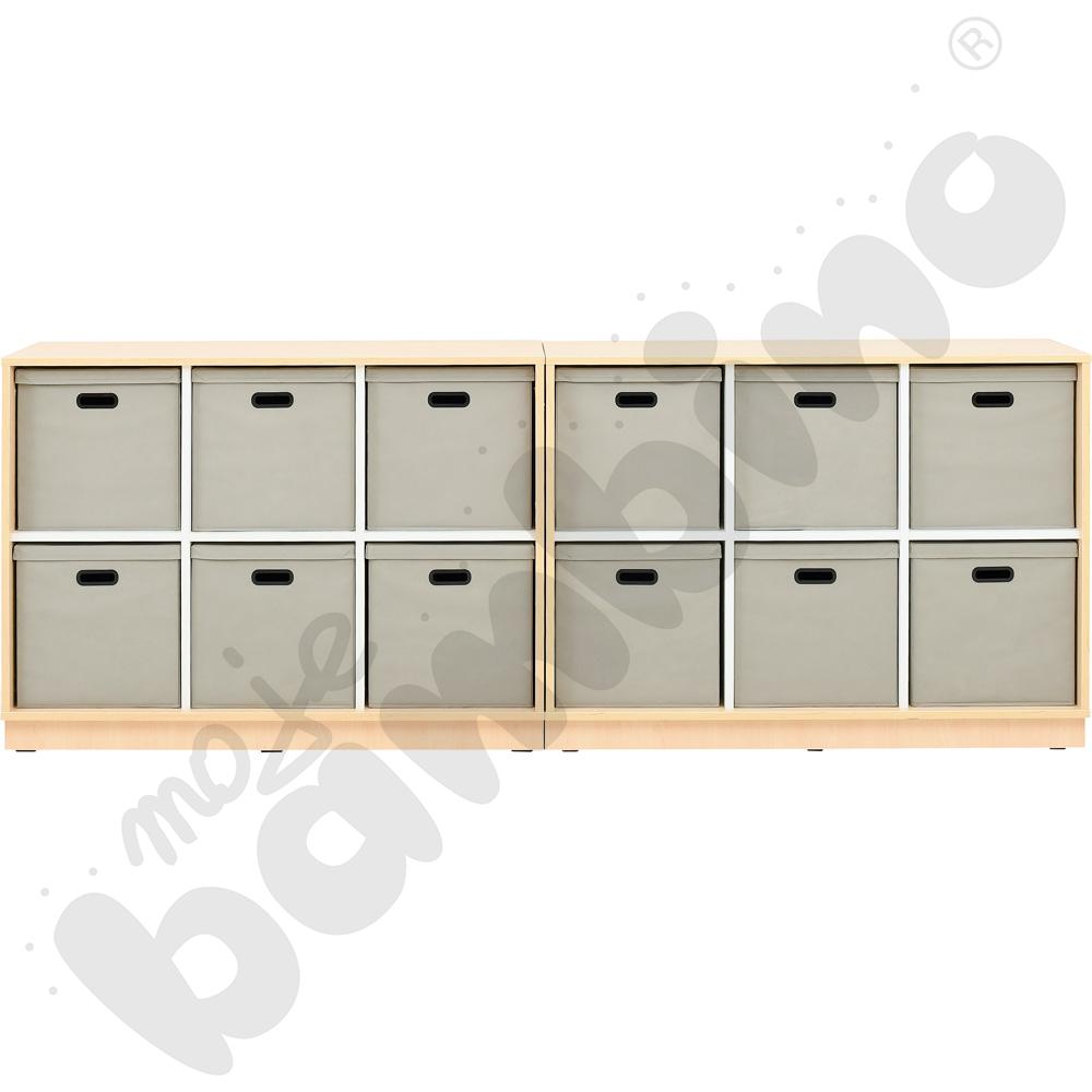 Quadro - zestaw 89, skrzynia klon jasny