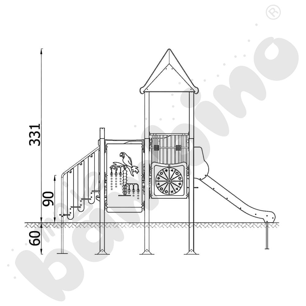 Quadro Simple 1254, metal