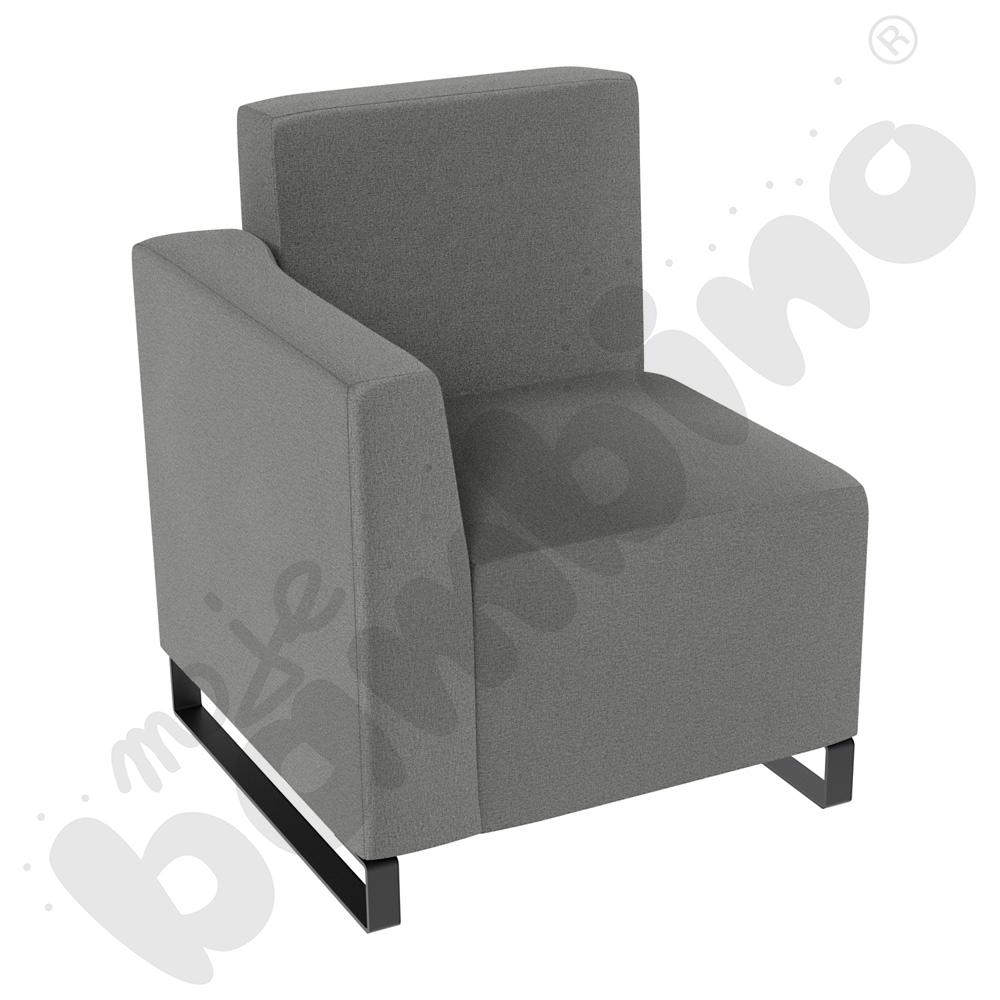 Fotel Universum wys. 82 cm, bok niski lewy, tkanina KG22