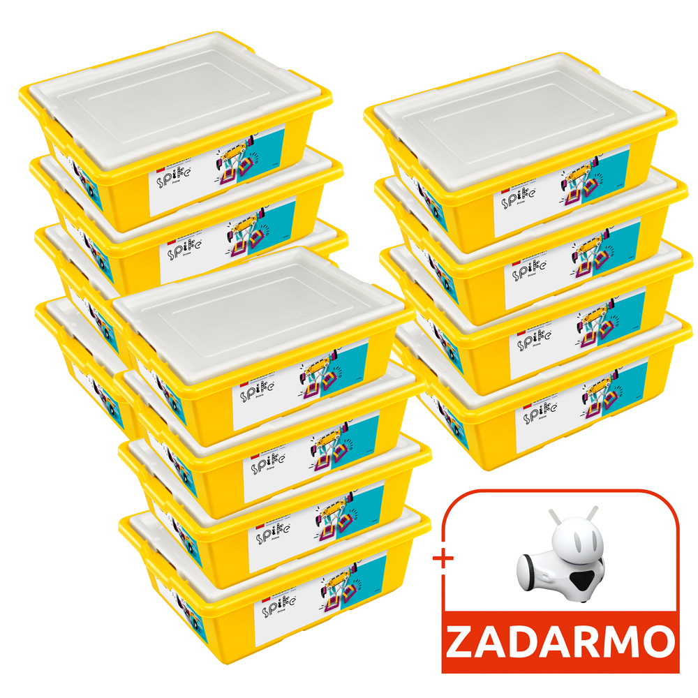 Zostava: 12x LEGO® Education SPIKE™ Prime - základná sada + 1x Robot Photon Edu grátis