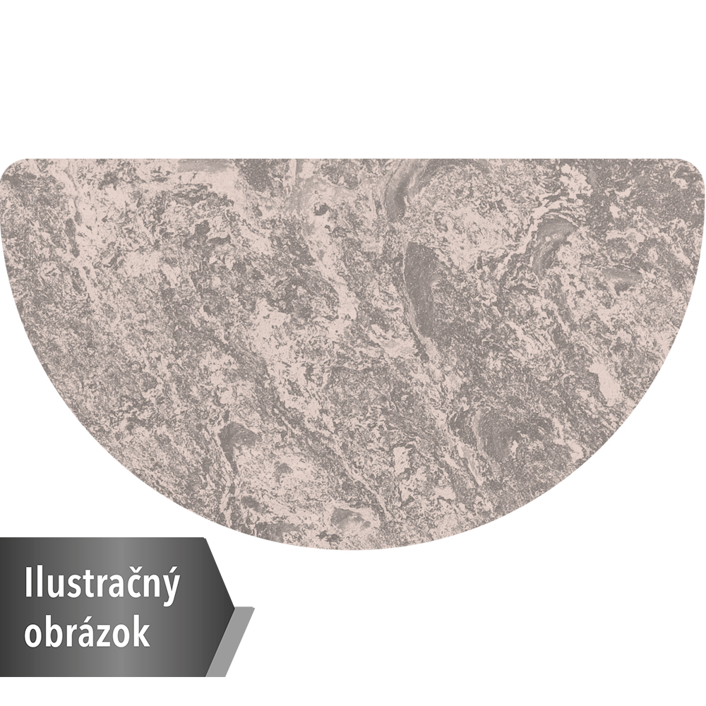 Tichý polookruhlý stôl Plus 