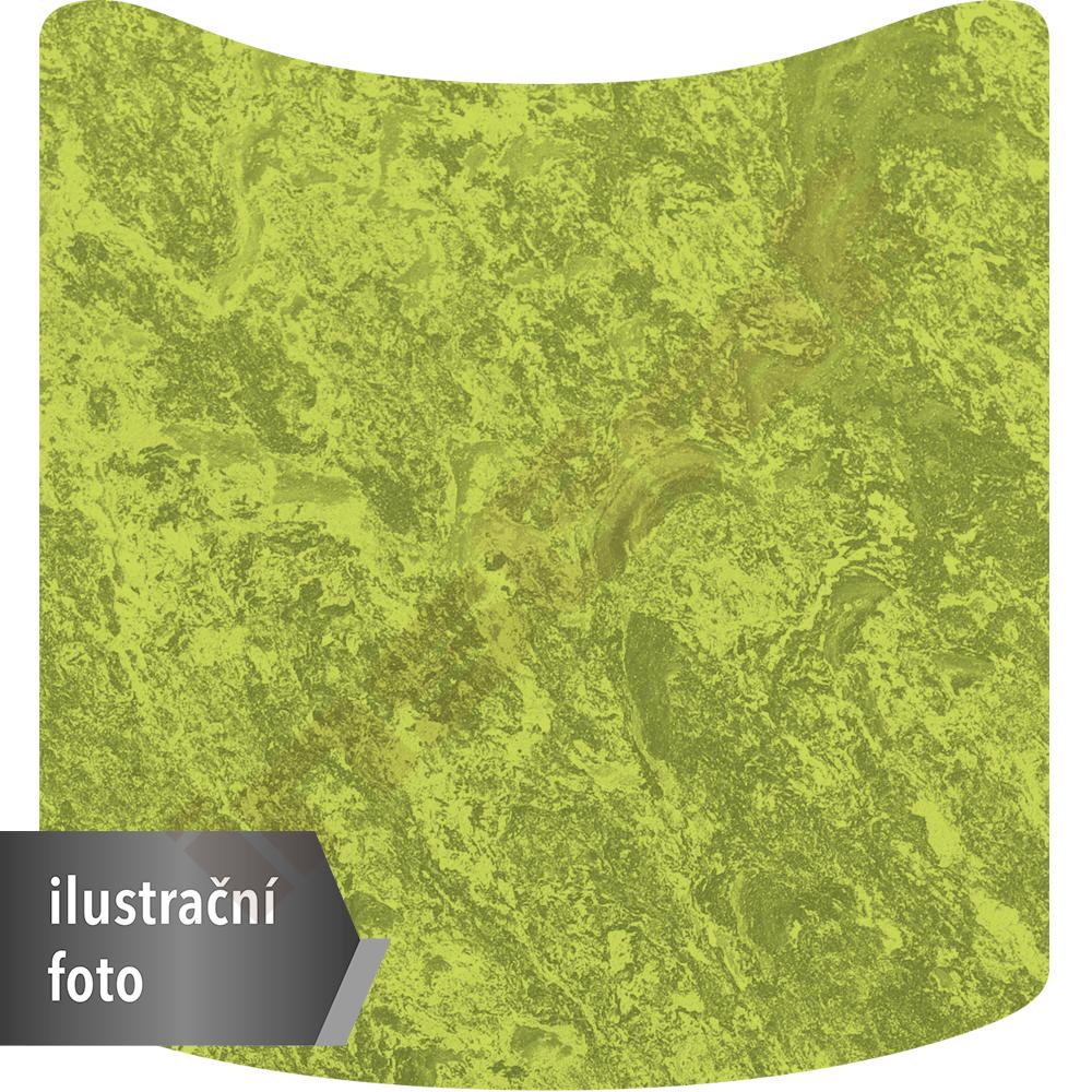 Tichý stůl malá vlna, 70 x 72, zaoblené hrany vel. 2 - zelený