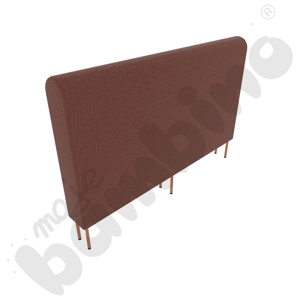 Moduł Versa 180x20x120 cm z plastikowymi stopkami, stelaż łososiowy, tkanina RO06