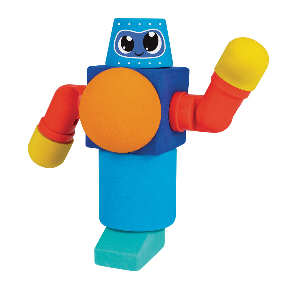 Blockaroo - magnetické penové bloky, 10 prvkov
