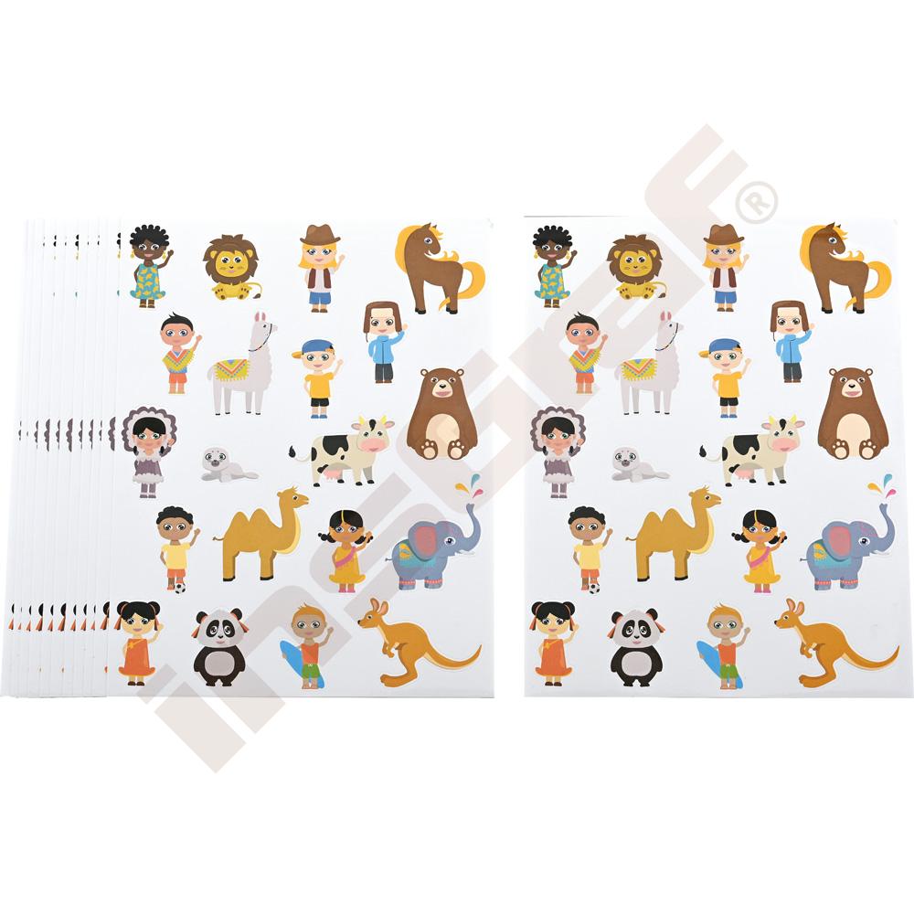 
Sticker Kinder der Welt
