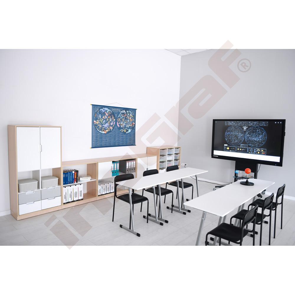 Quadro - sestava 180, dvířka 90°, korpusy světlý javor
