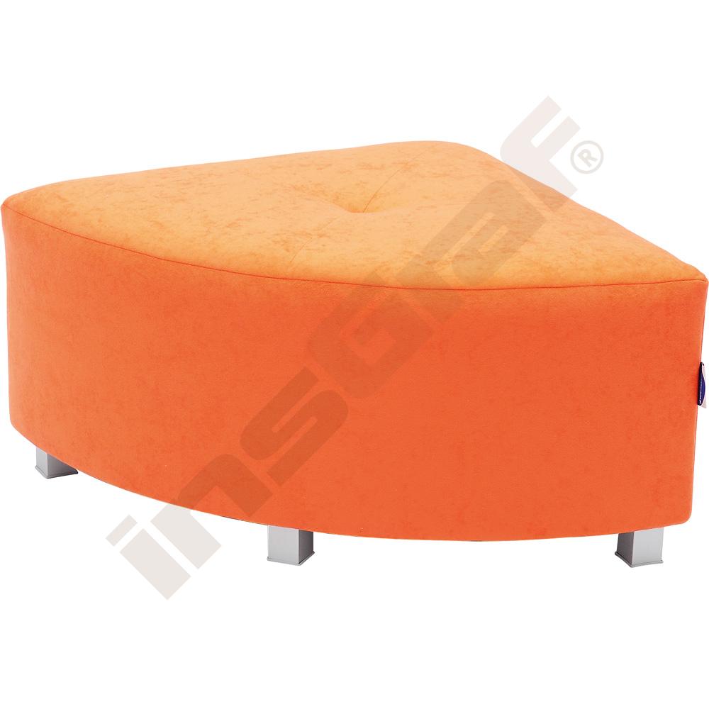 Rohový sedák - oranžový, výška 35 cm