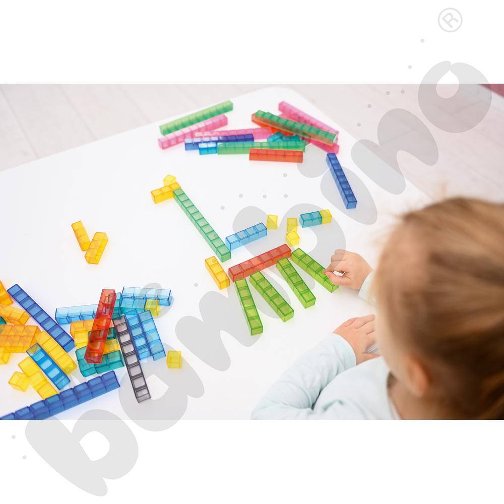 Kolorowe liczby - transparentne