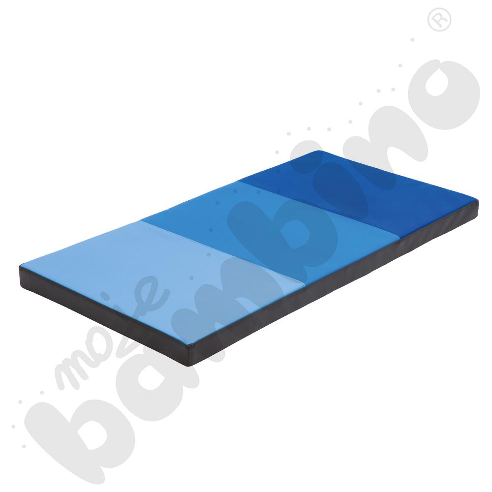 Materac 120 x 60 - odcienie niebieskiego