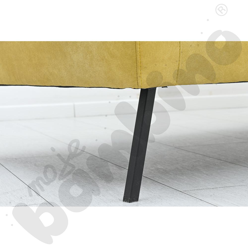 Pufa Miami zielonomusztardowa