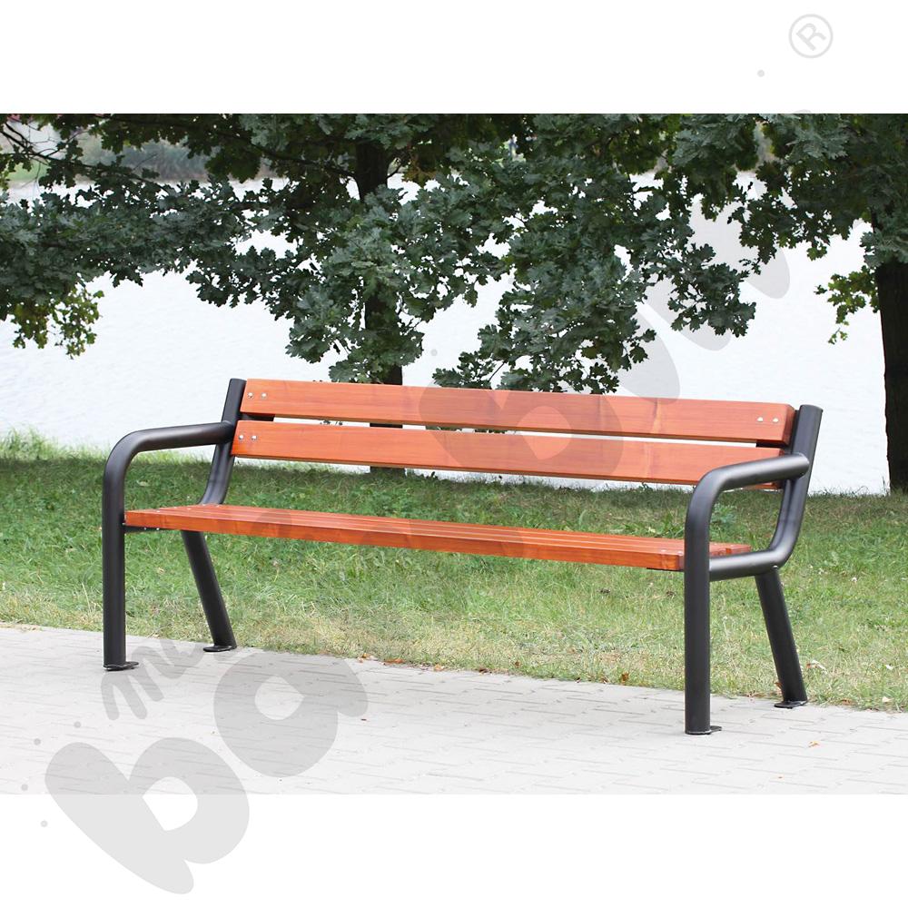 Ławka Viking, mahoń