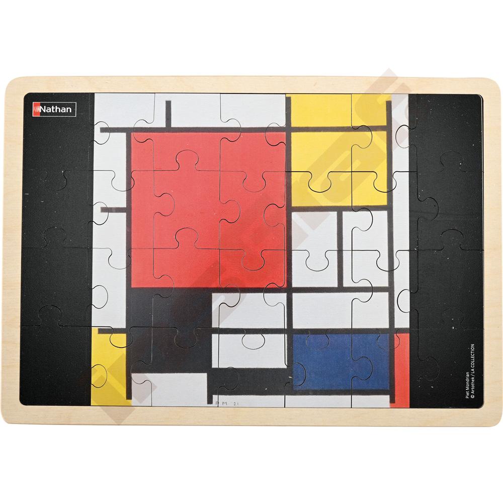 Avantgardní puzzle - obdélníky a čtverce