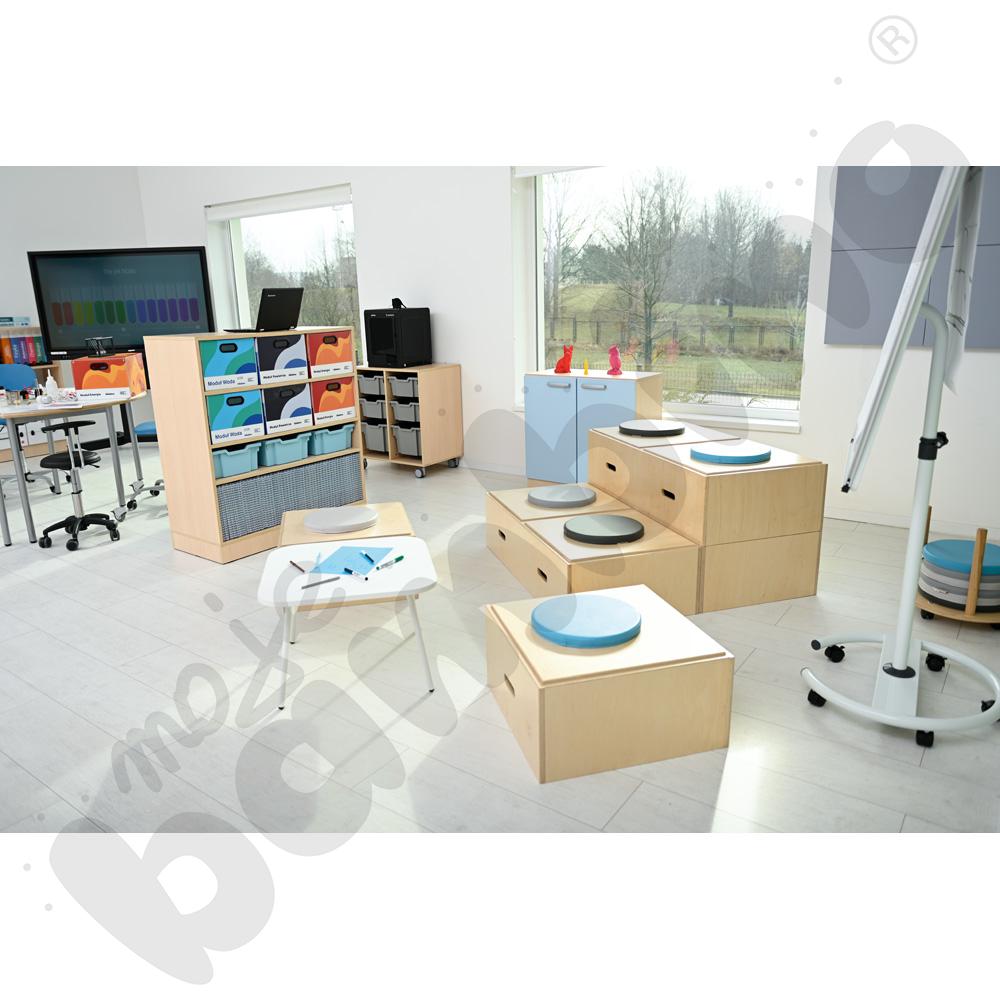 Regał Grande dwustronny - klon jasny