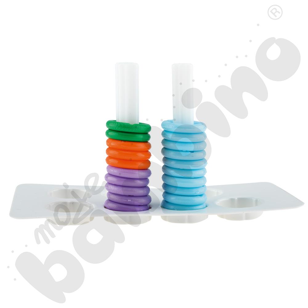 Mozaiki Maxi - zestaw edukacyjny, 9 kol.