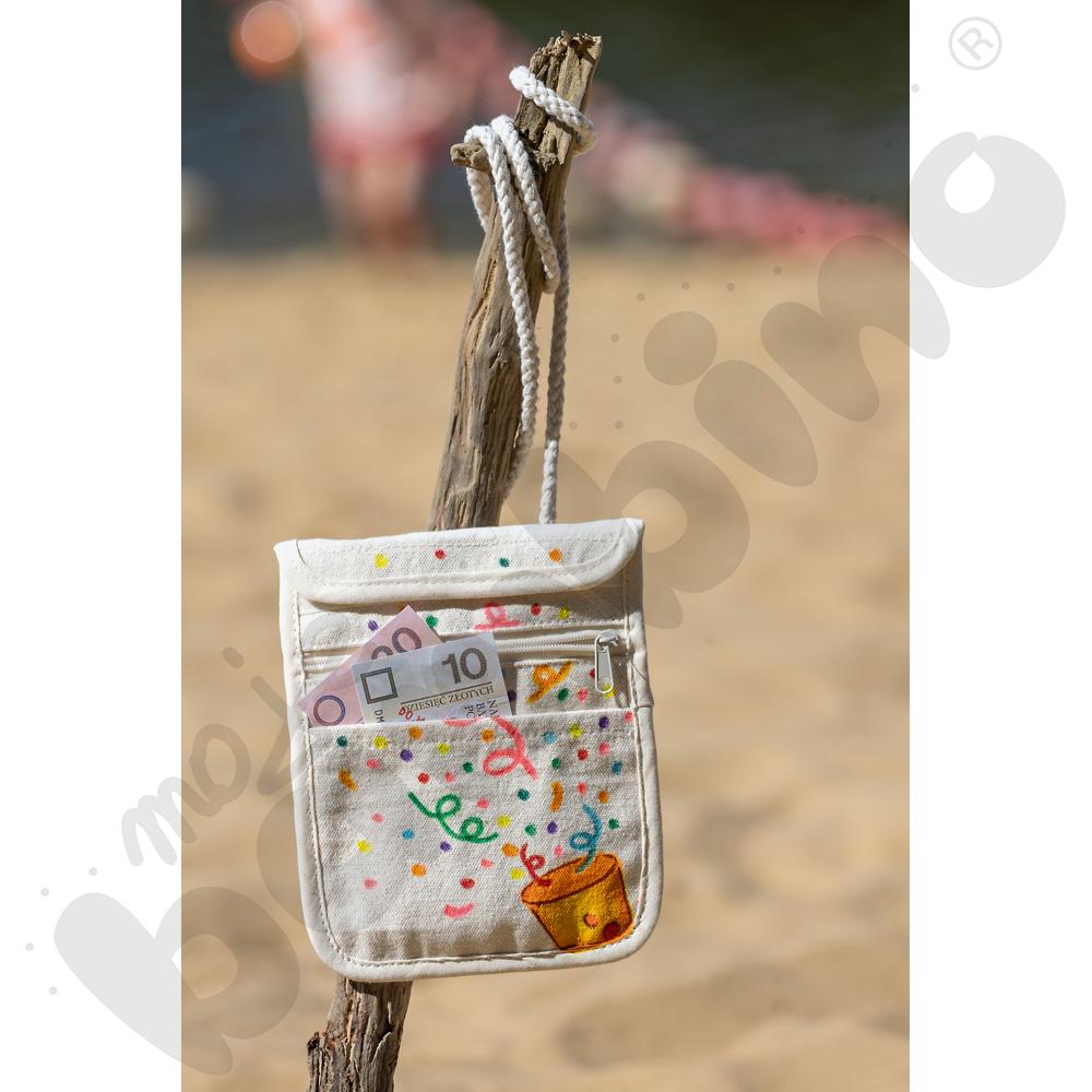 Saszetka na szyję do ozdabiania