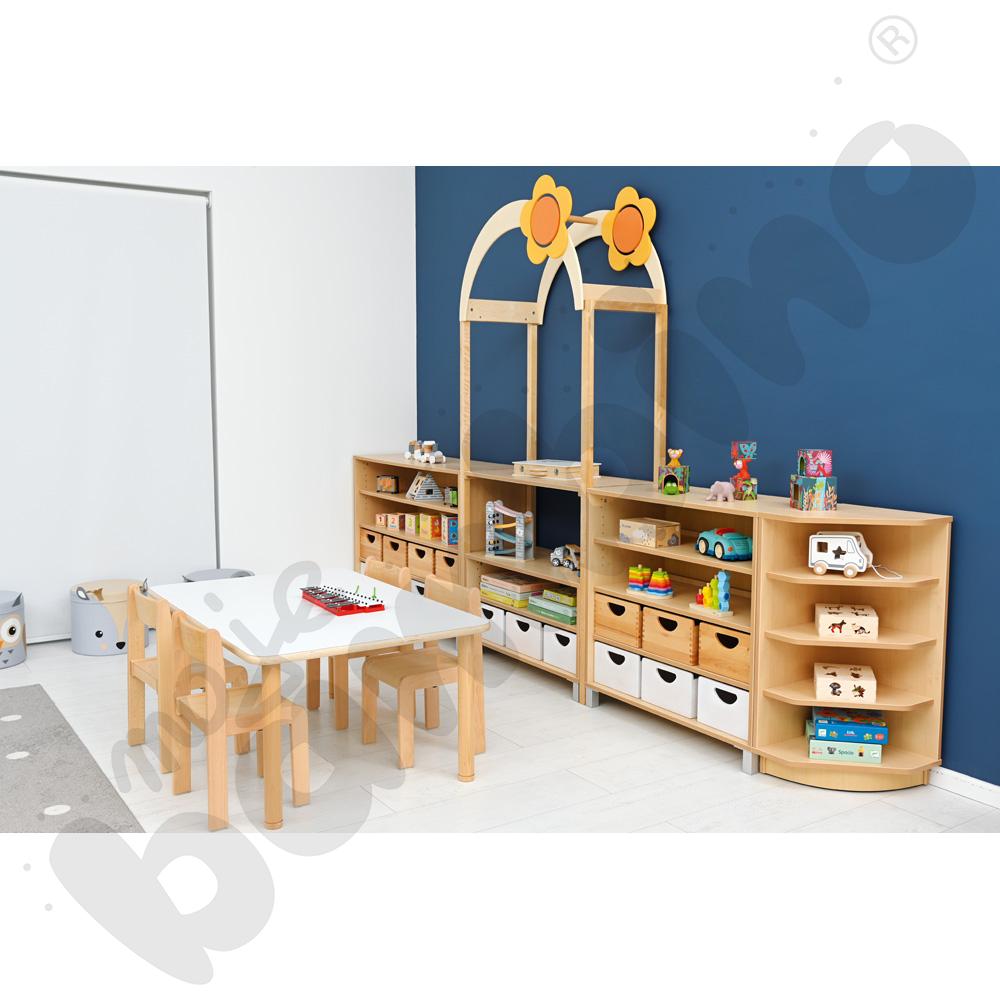 Szafka narożna D do szafek na pojemniki