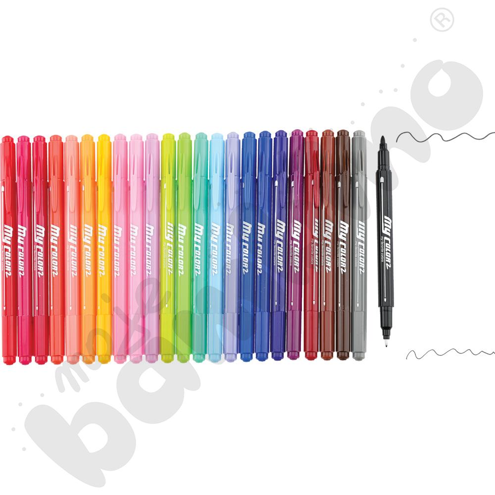 Pisaki dwustronne, 24 kol.